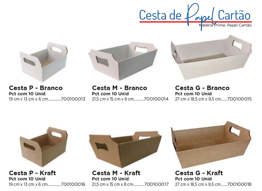 Cesta de Papel Cartão