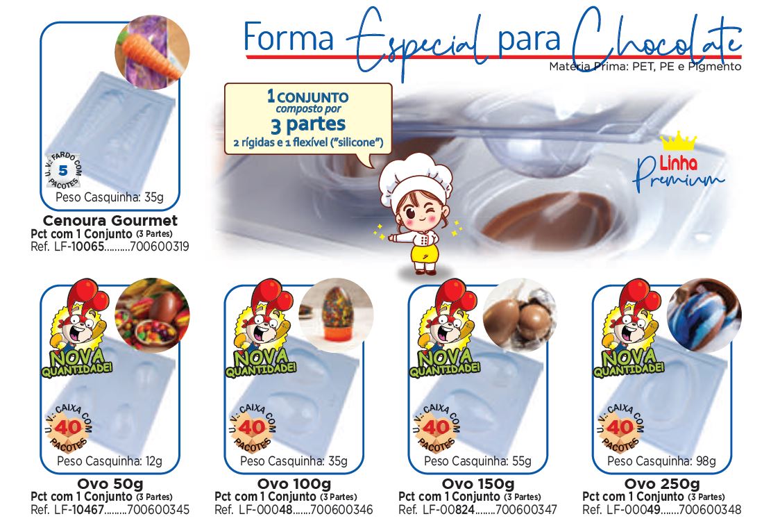 Forma Especial para Chocolate