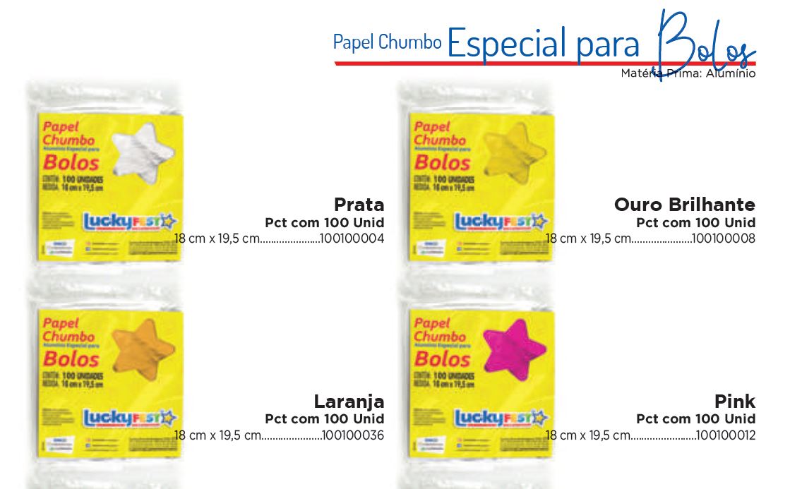 Papel Chumbo Especial para Bolo