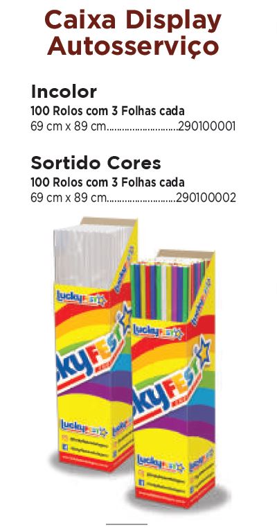 Caixa Display Autosserviço Poli Escolar