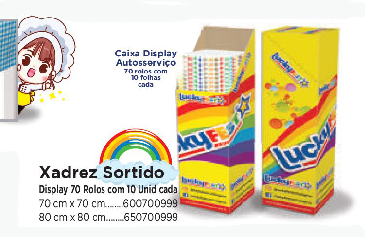 Caixa Display Autosserviço Xadrez