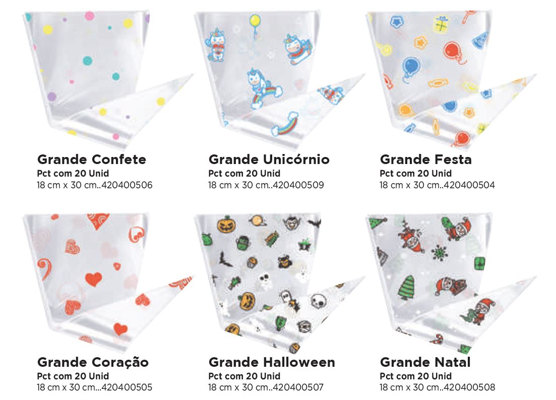 Cone Incolor e Decorados