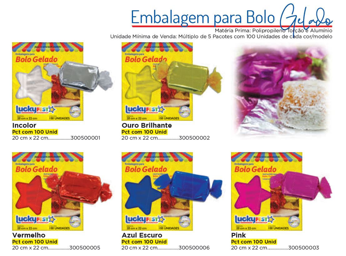 Emb. para Bolo Gelado