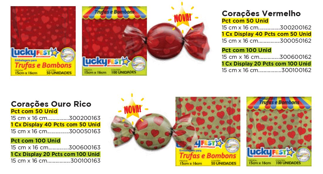 Emb. para Trufas e Bombons Decor