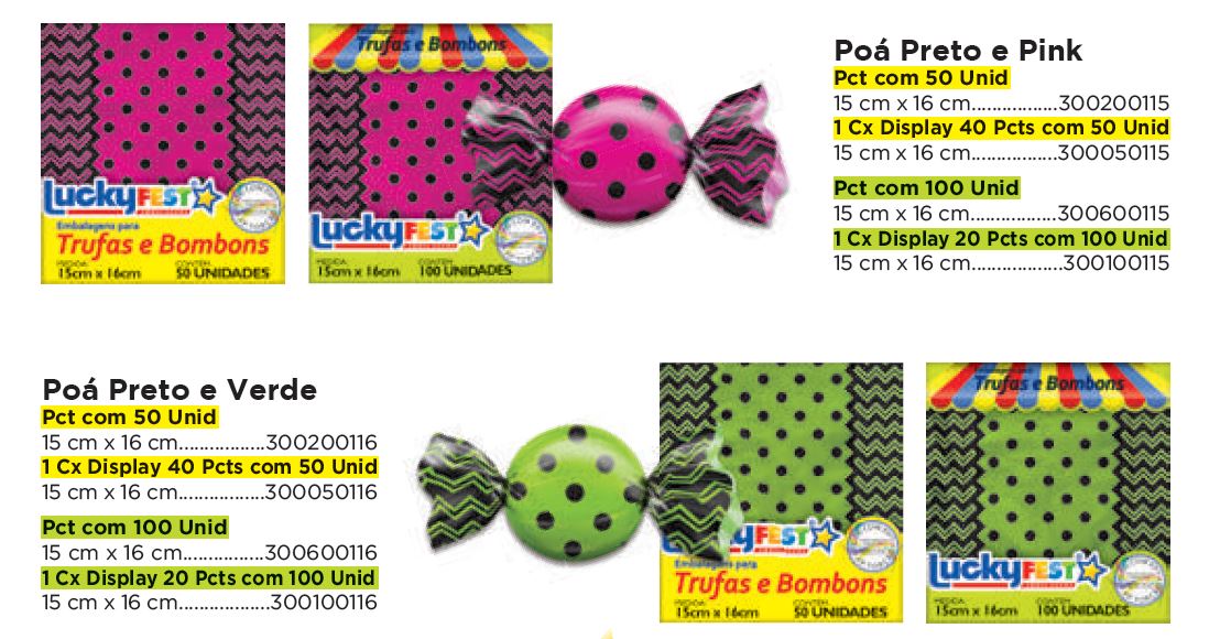 Emb. para Trufas e Bombons Decor