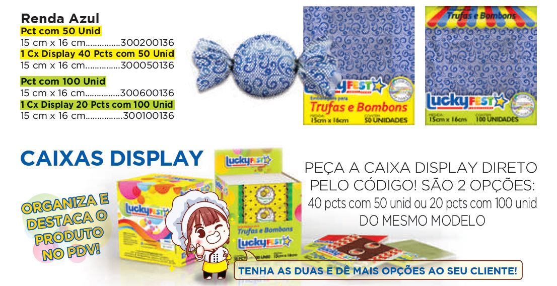 Emb. para Trufas e Bombons Decor