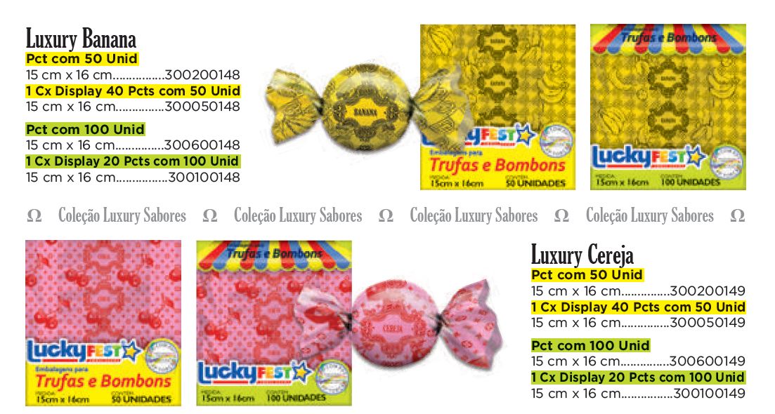 Emb. para Trufas e Bombons Sabores