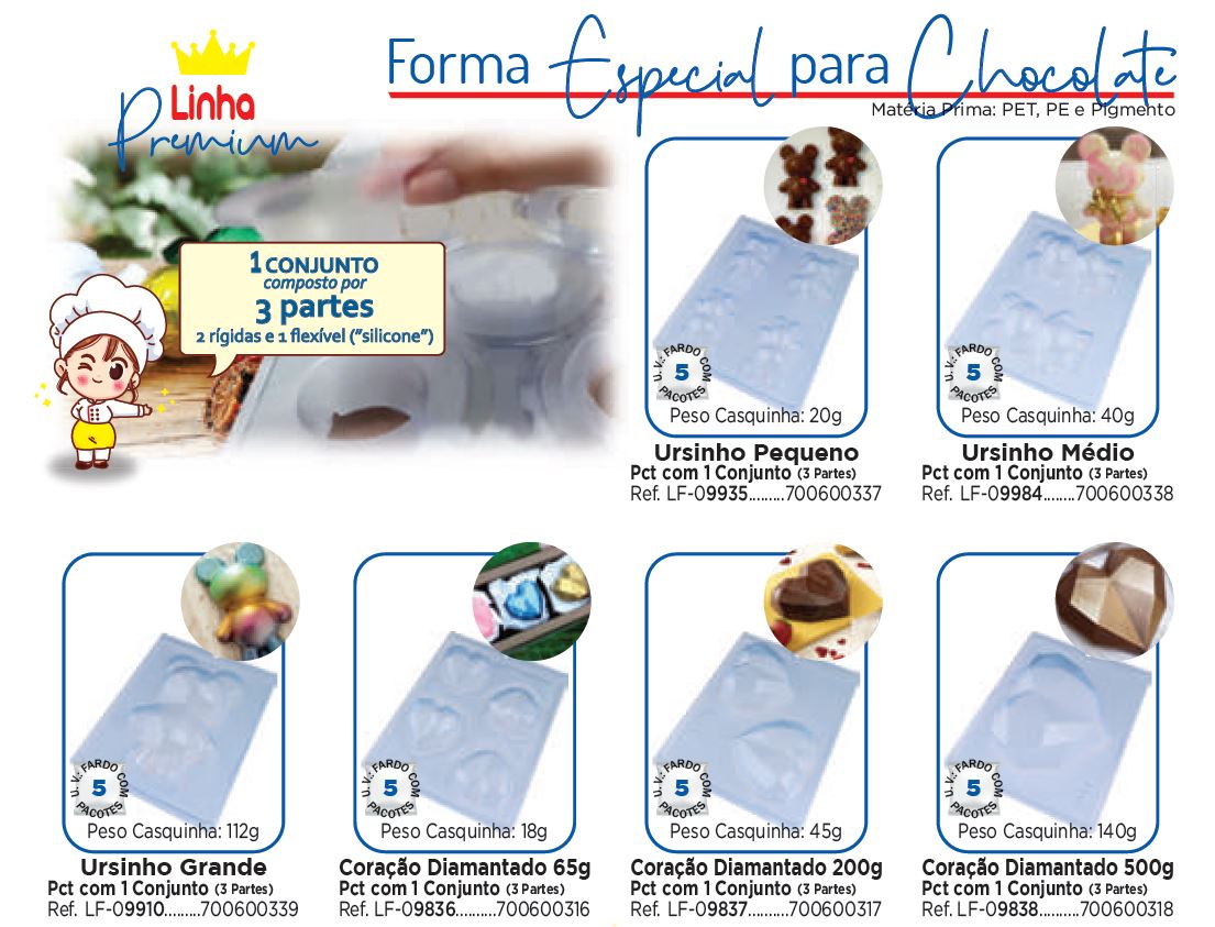 Forma Especial para Chocolate