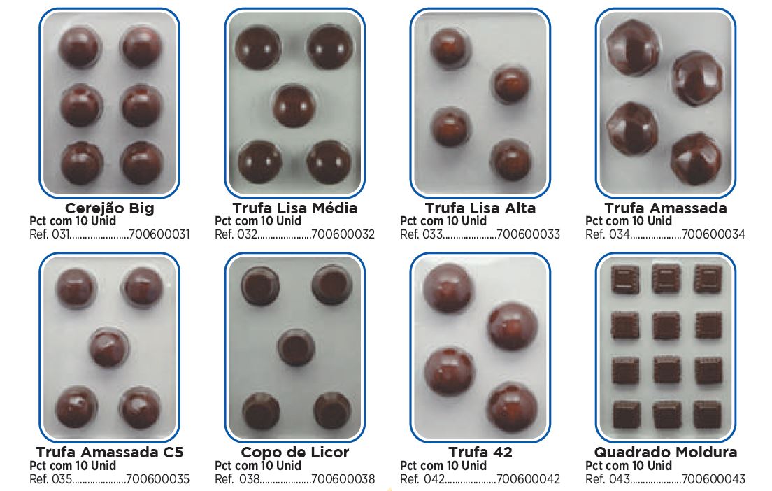 Formas Bombons 
