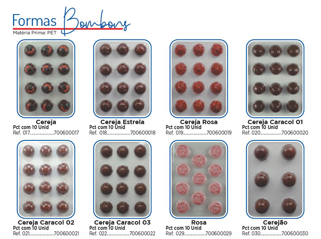 Formas Bombons 