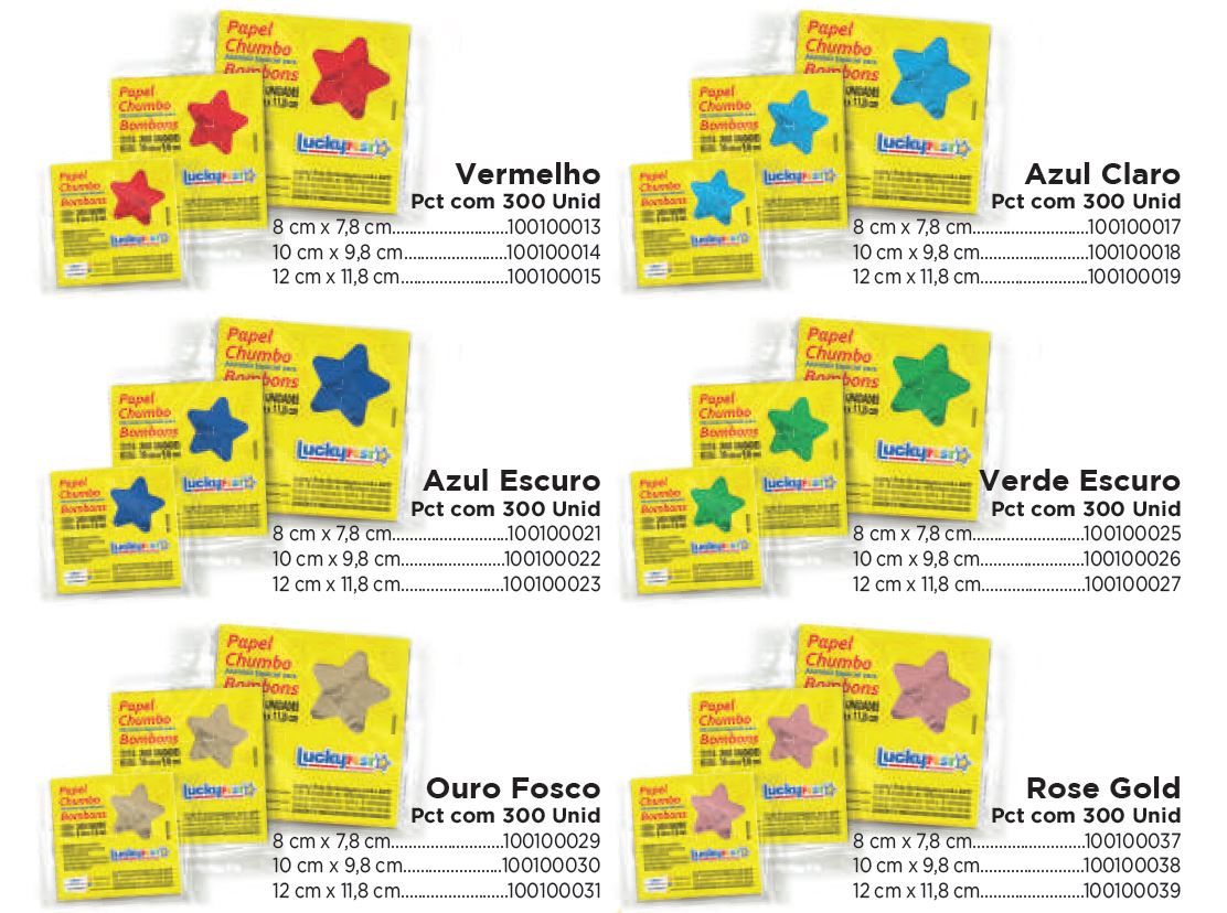 Papel Chumbo Especial para Bombons