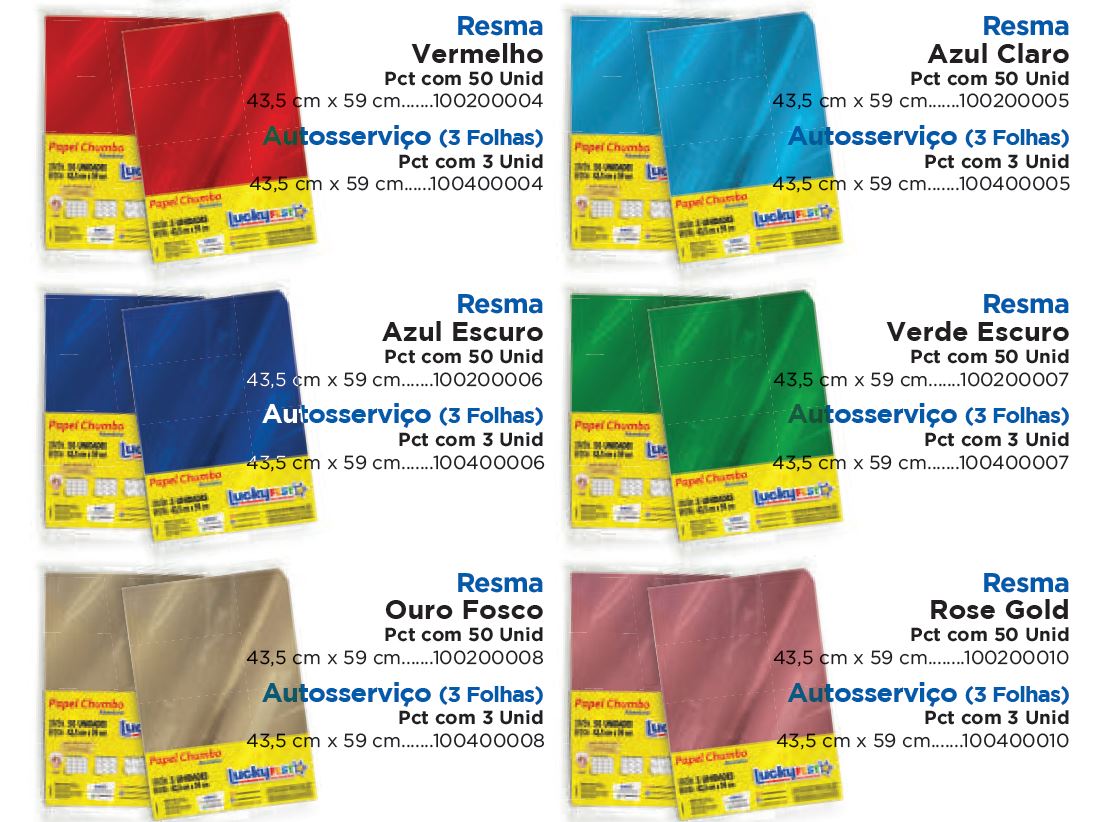 Papel Chumbo Liso