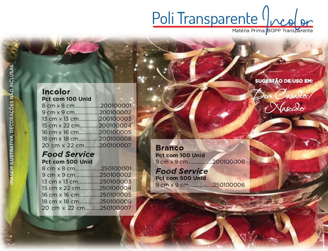Poli Transparente Incolor