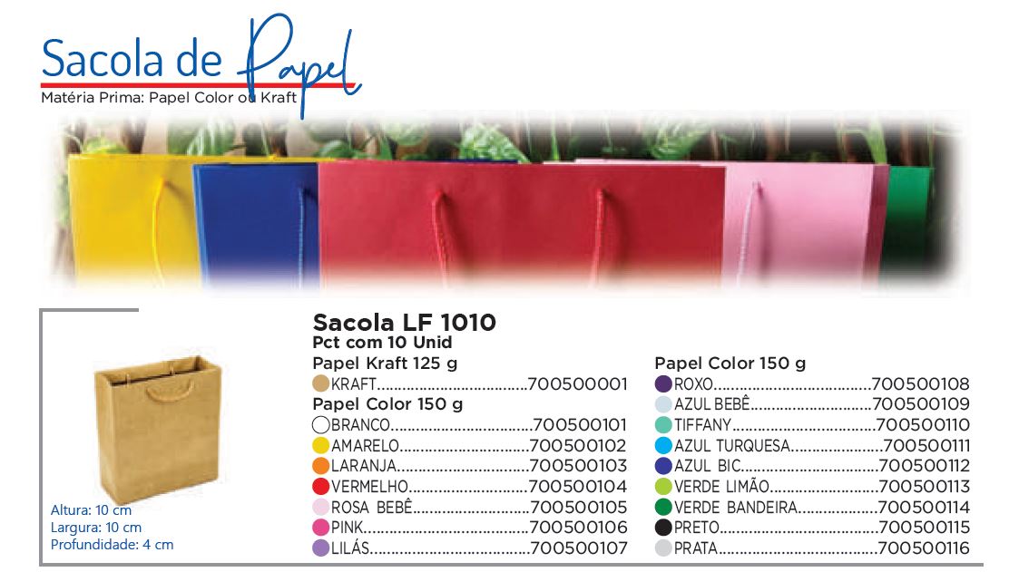 Sacolas de Papel