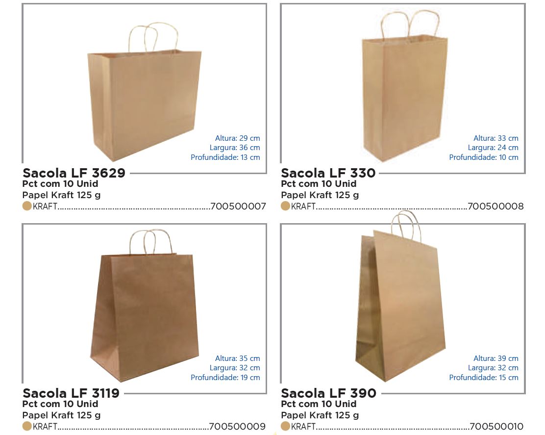 Sacolas de Papel