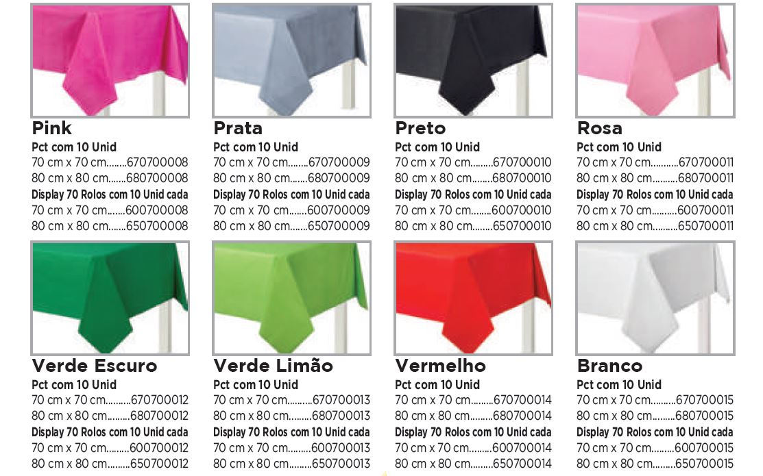 Toalha de Mesa Perolada Lisa