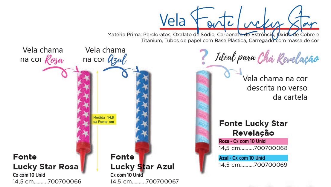 Vela Fonte Lucky Star