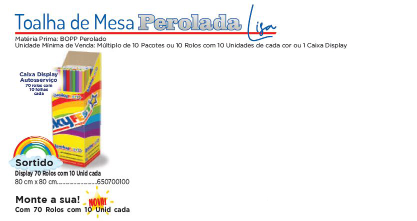 Caixa Display Autosserviço Lisa