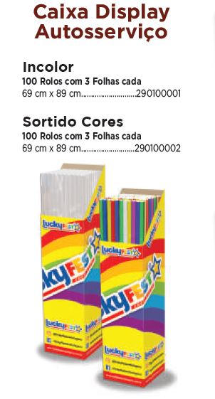 Caixa Display Autosserviço Poli Escolar