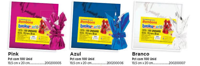 Emb. Poli Metalizado para Bombons