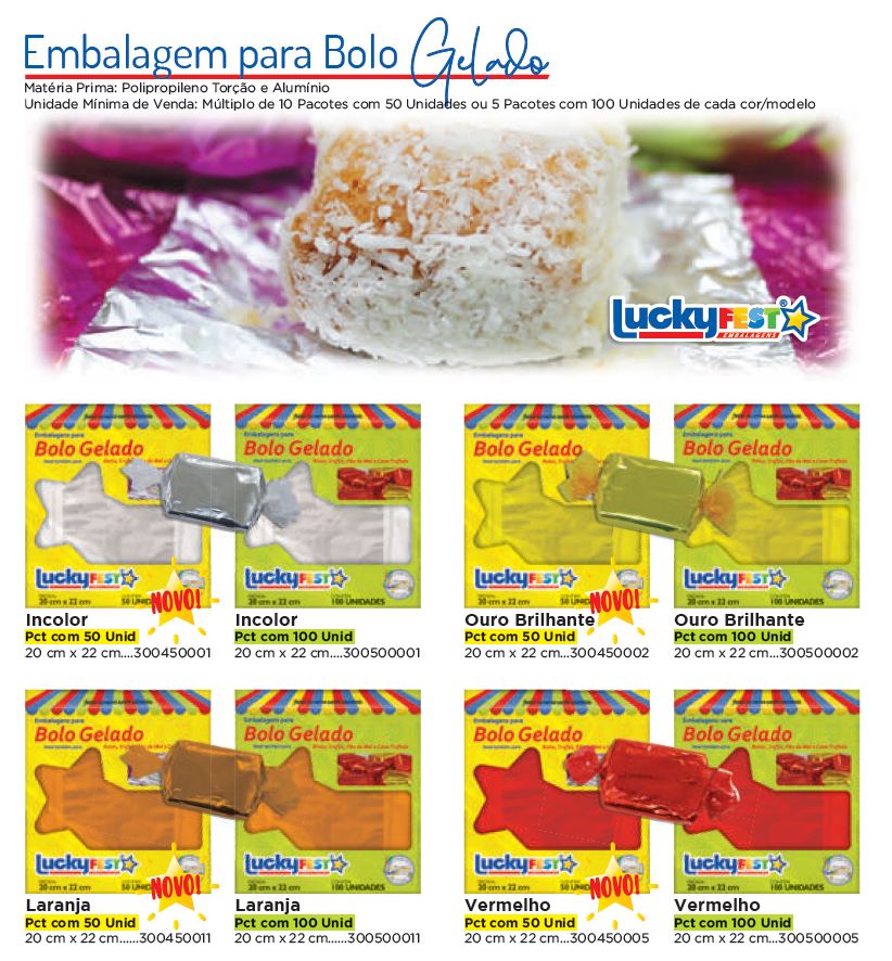 Emb. para Bolo Gelado