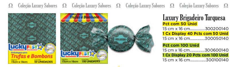 Emb. para Trufas e Bombons Sabores