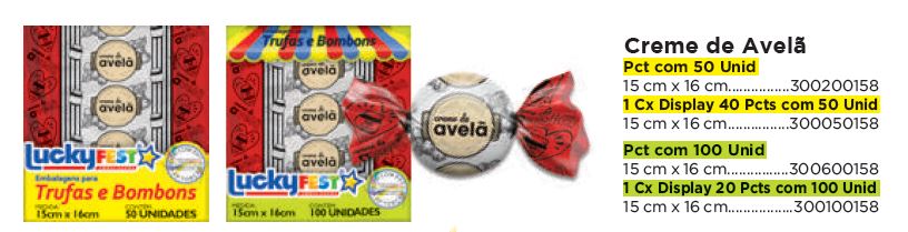 Emb. para Trufas e Bombons Sabores