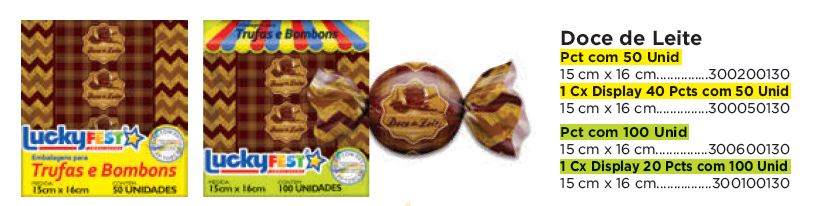 Emb. para Trufas e Bombons Sabores