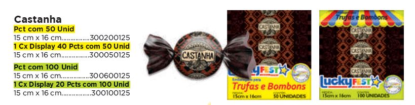 Emb. para Trufas e Bombons Sabores