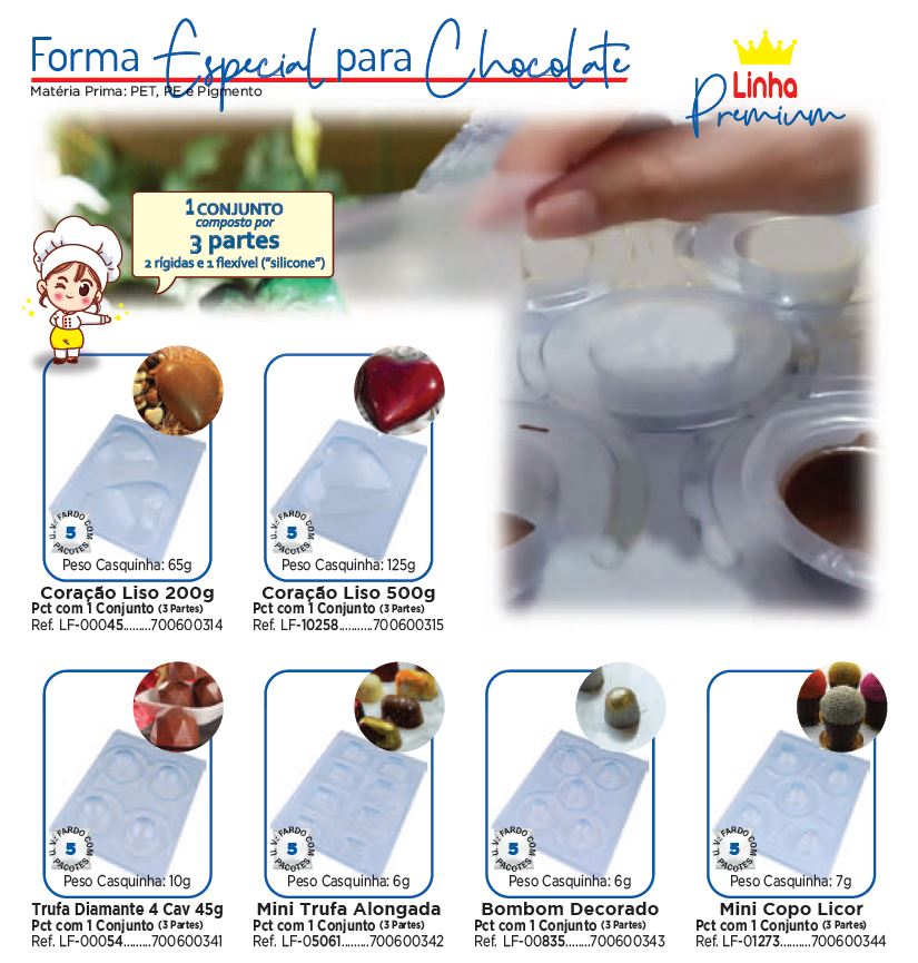 Forma Especial para Chocolate