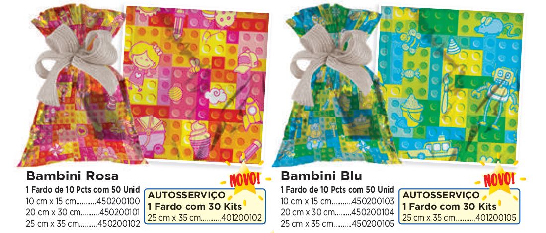 Saco para Presente Metalizado