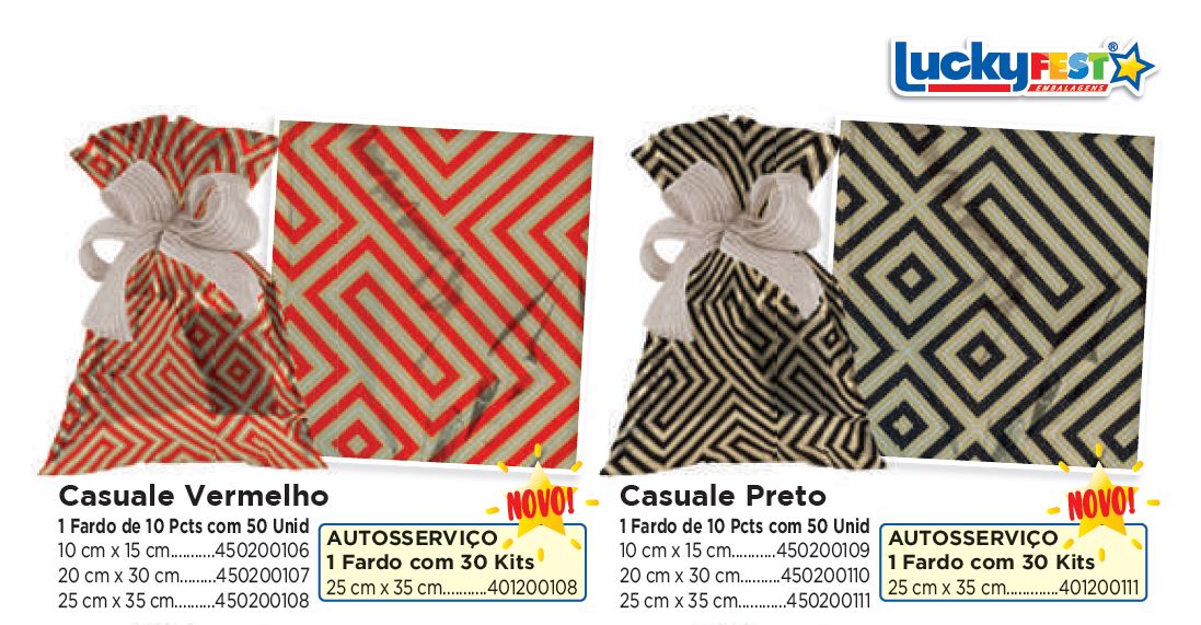 Saco para Presente Metalizado