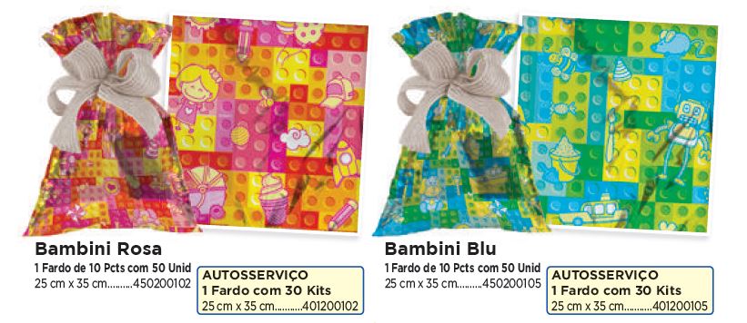 Saco para Presente Metalizado