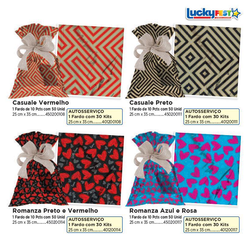 Saco para Presente Metalizado