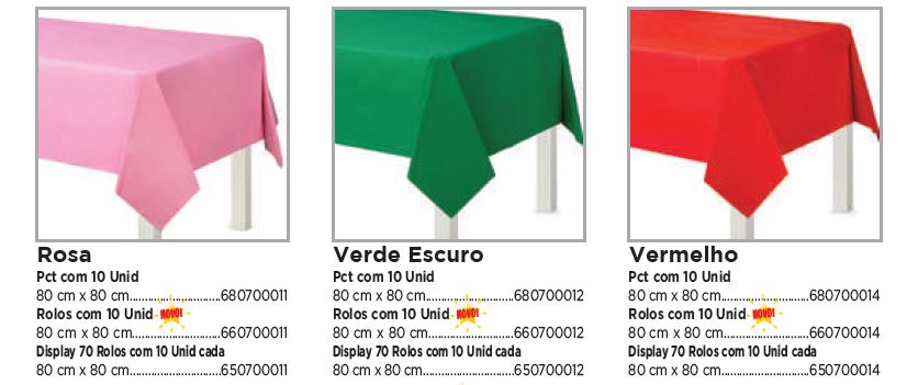 Toalha de Mesa Perolada Lisa