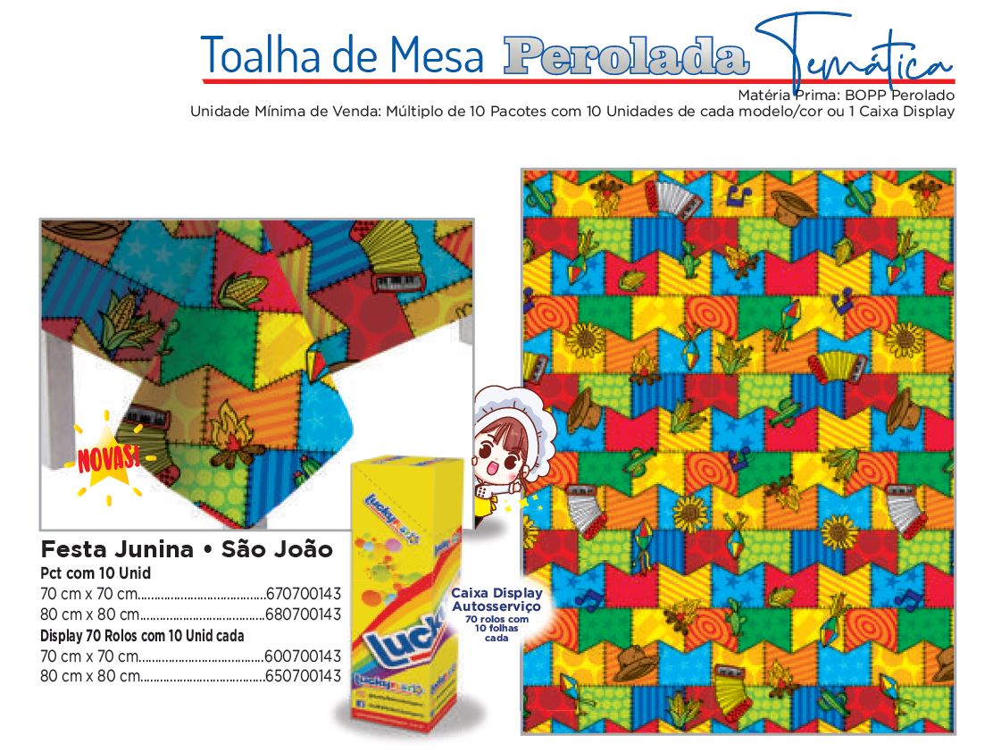 Toalha de Mesa Perolada Temática